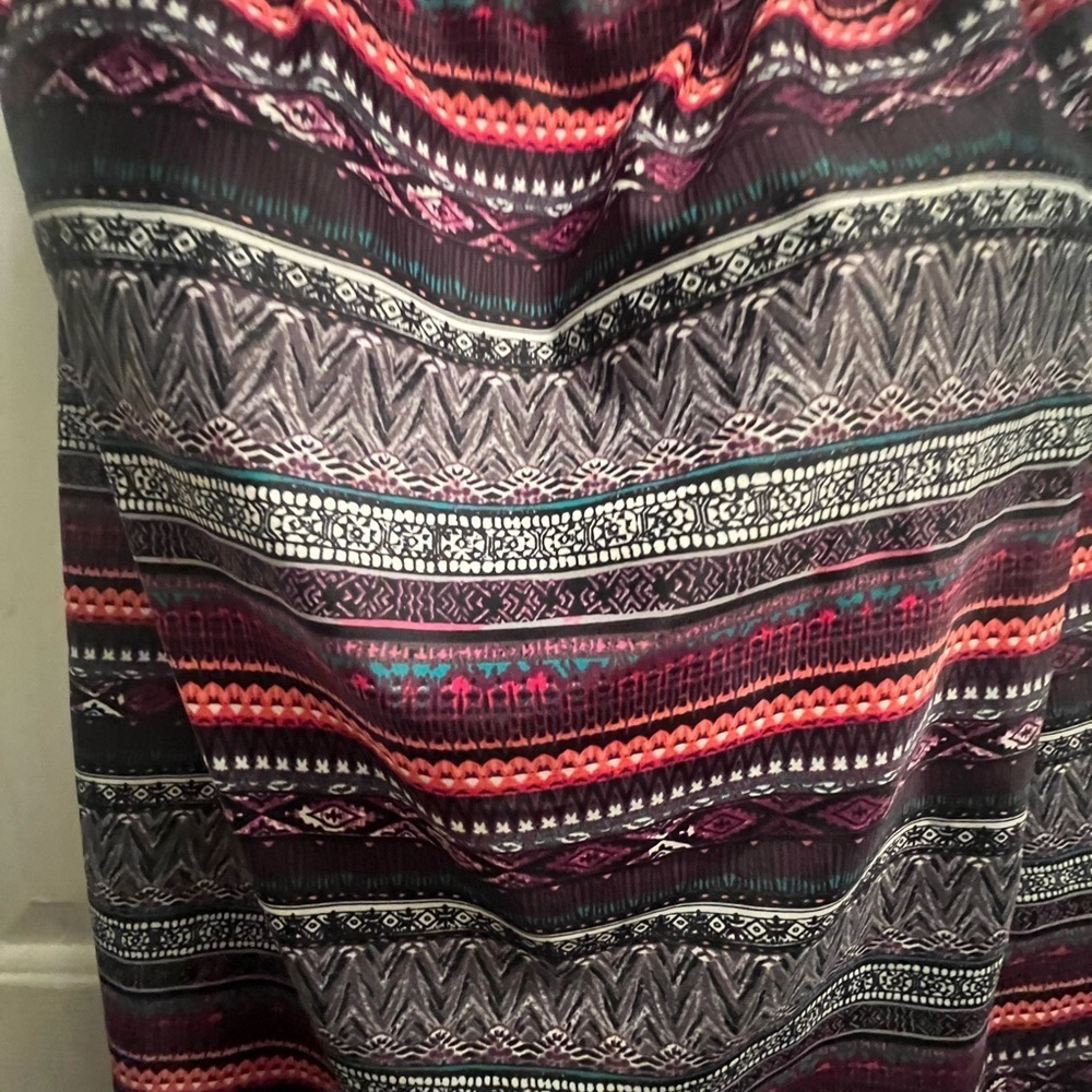 Kona Sol Blue and Red Sleeveless Camisole Swim Top - Picture 2 of 4